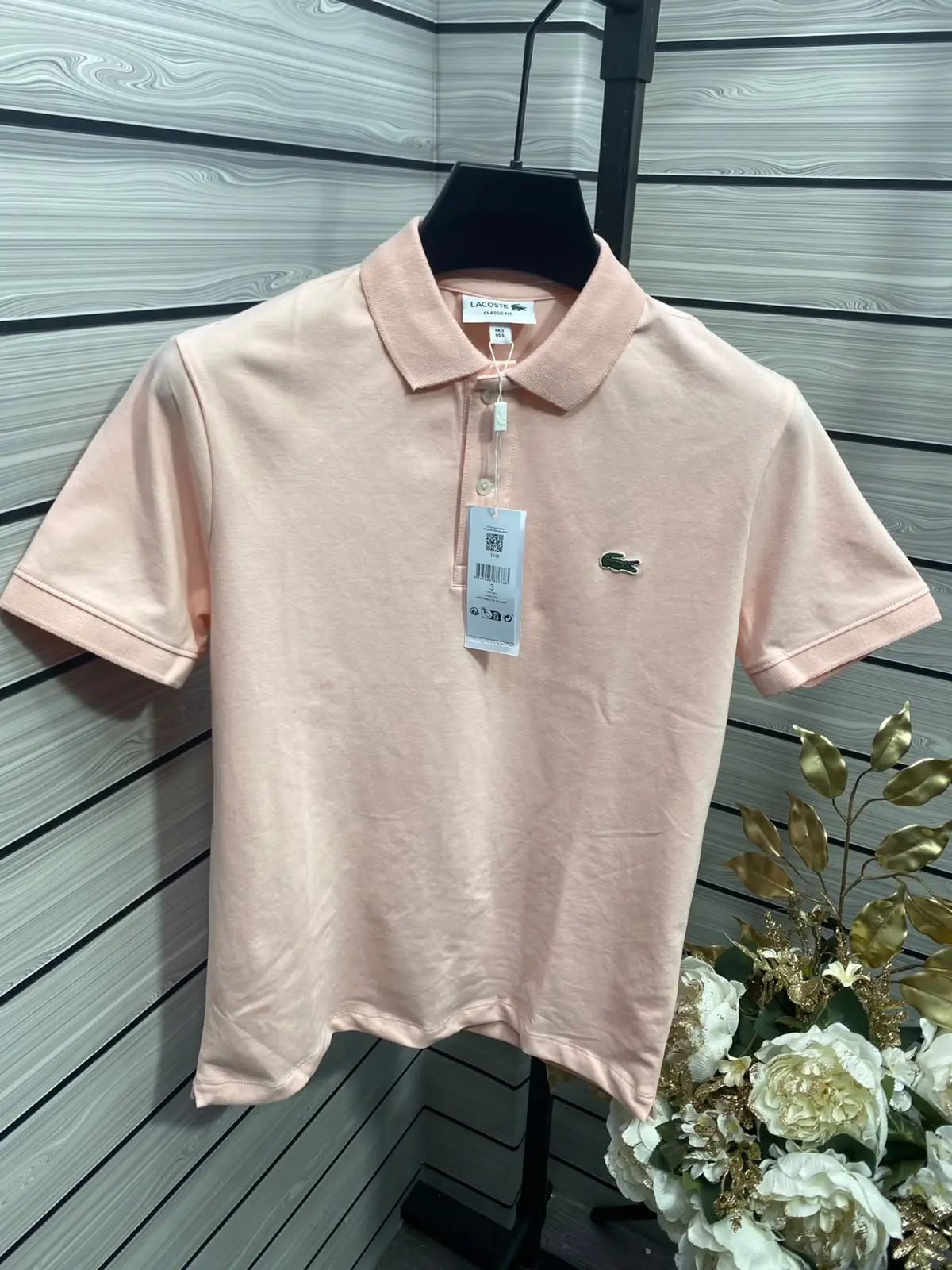1787663315_HIjL0D (2) L-coste Premium Pink Cotton Stretch T-Shirt – Stylish - Image 1